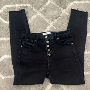 Abercrombie High Rise Super Skinny Ankle Jeans